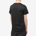 Moncler Men's Double Badge T-Shirt in Black