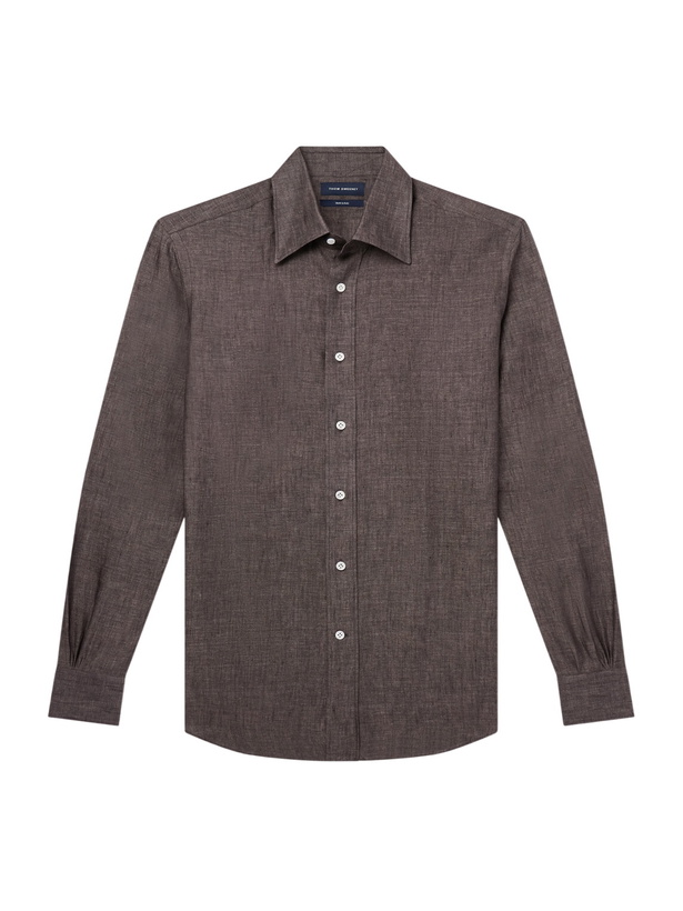 Photo: Thom Sweeney - Linen Shirt - Brown