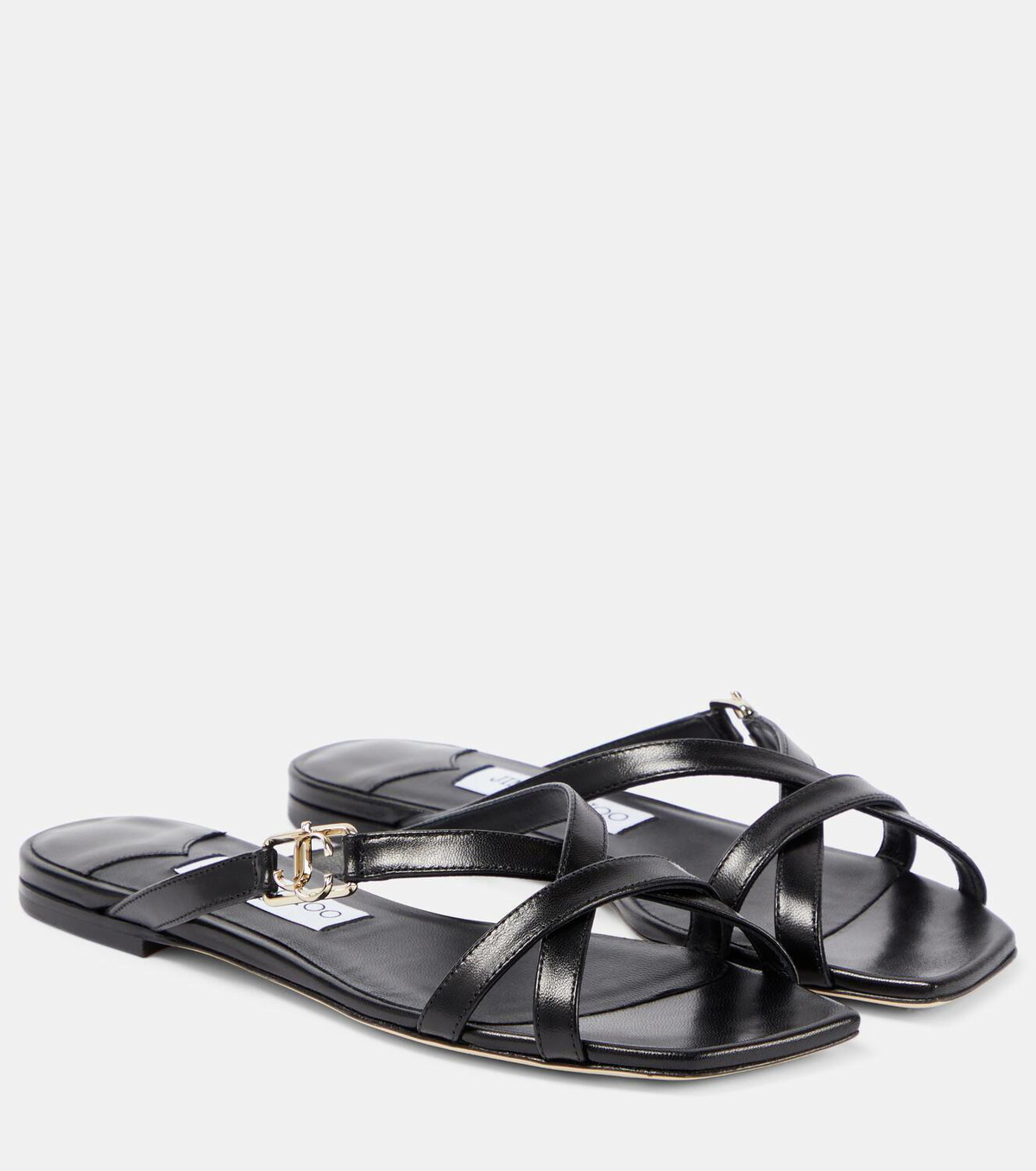 Jimmy Choo Jess leather thong sandals