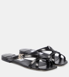 Jimmy Choo Jess leather thong sandals