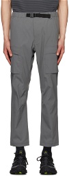 Goldwin Gray Cinch Belt Cargo Pants