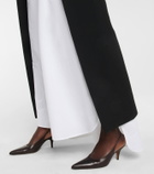 The Row Slingback leather pumps