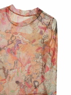 MARCO RAMBALDI Second Skin Printed Mesh Top