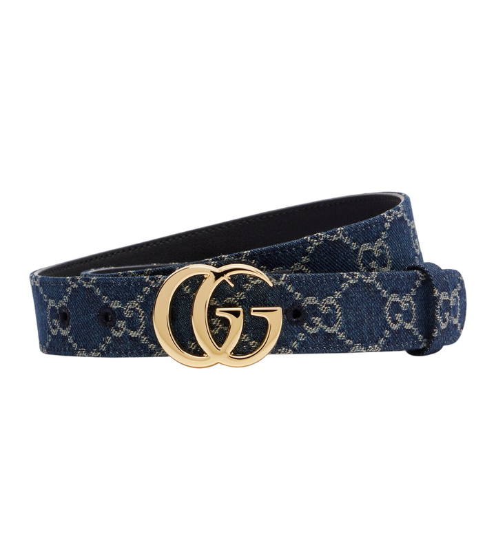 Photo: Gucci GG Marmont denim belt