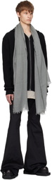 Rick Owens Gray Concordians Follo Scarf