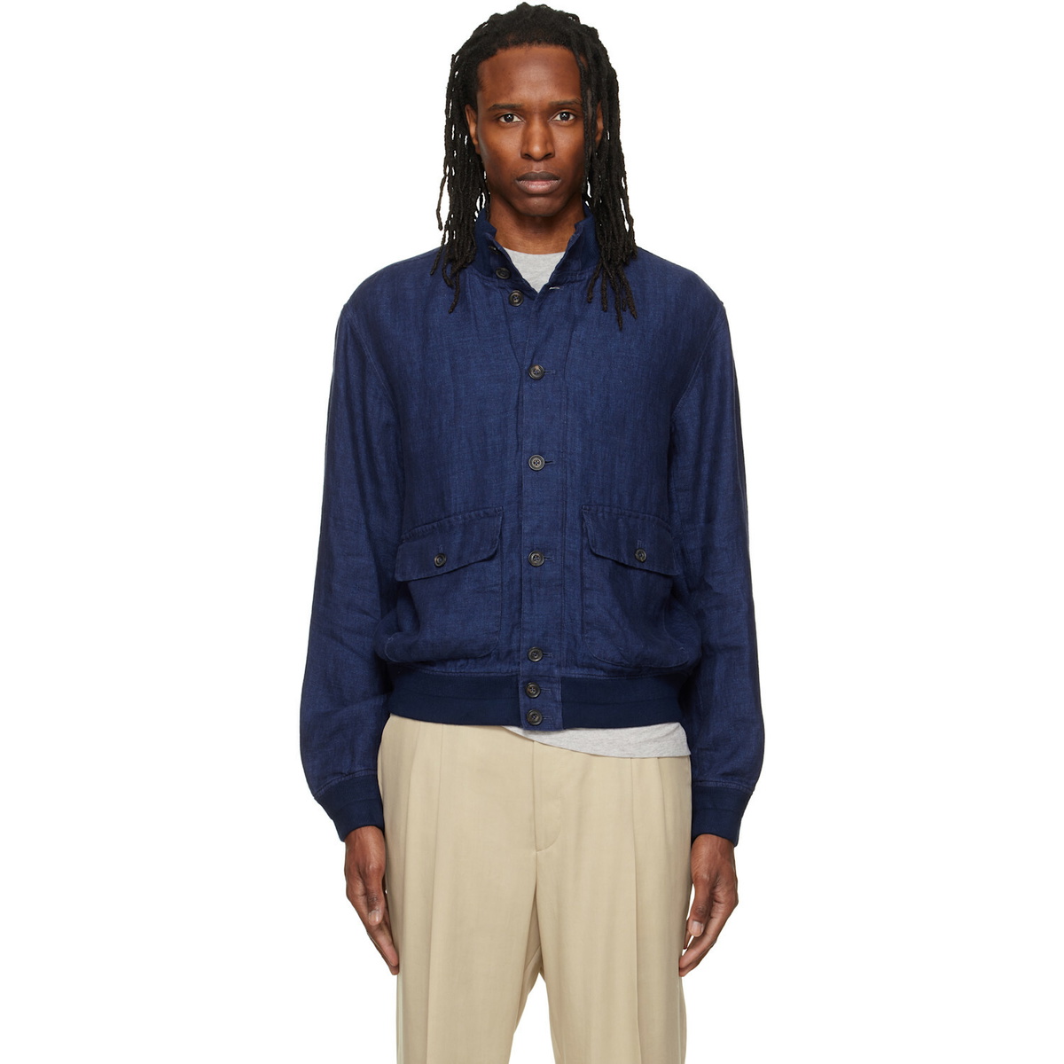 Polo Ralph Lauren - M65 Logo-Appliquéd Herringbone Cotton Field