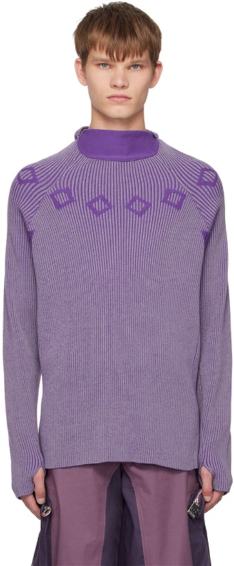 Photo: Charlie Constantinou SSENSE Exclusive Purple 66°North Edition Sweater