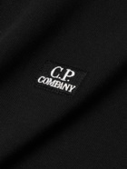 C.P. Company - Logo-Appliquéd Cotton-Blend Piqué Polo Shirt - Black