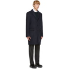 Acne Studios Navy Wool Coat