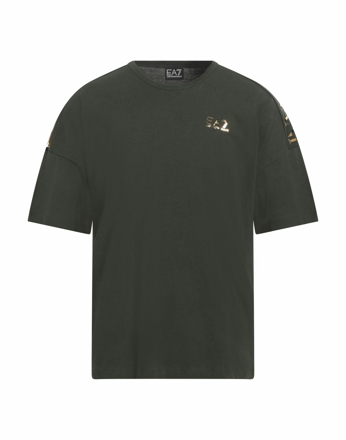 Ea7 Mens T-shirt Military in Green