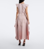 Maticevski Merit paneled maxi dress