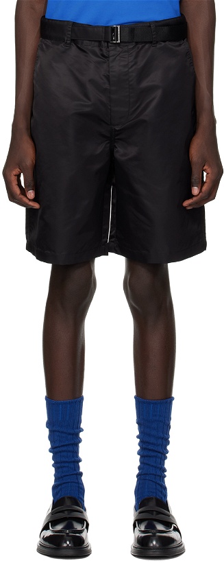 Photo: Emporio Armani Black Belted Shorts