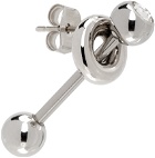 Justine Clenquet Silver Tracy Single Earring