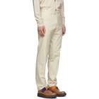 Dries Van Noten Off-White Peeler Trousers