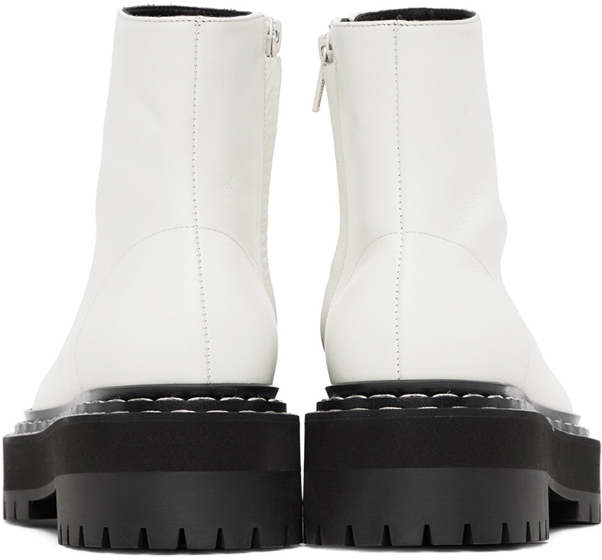 Platform Boot Bottom View Proenza Schouler White Lug Sole Platform Boots Proenza Schouler