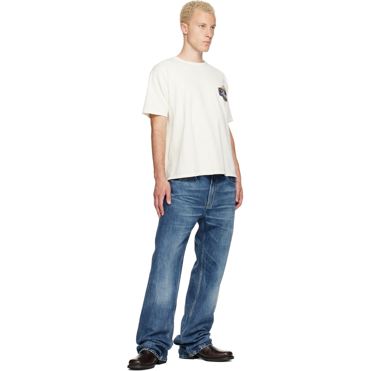 Rhude Off-White Safari Crest T-shirt