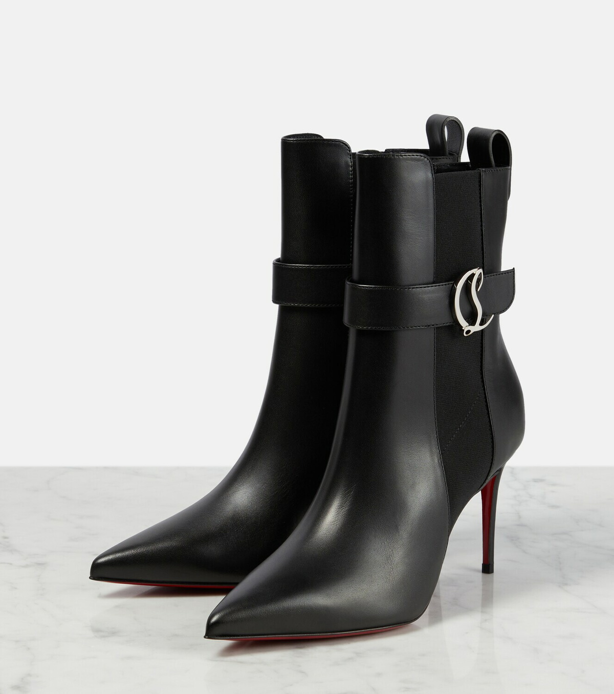 Christian Louboutin CL Chelsea leather ankle boots