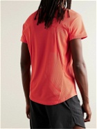 Nike Tennis - NikeCourt Rafa Slim-Fit Jacquard-Knit Dri-FIT ADV T-Shirt - Orange