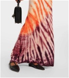 Gabriela Hearst Kells tie-dye off-shoulder maxi dress