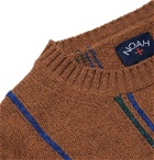 Noah - Striped Wool Sweater - Brown