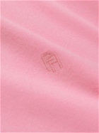 Palm Angels - Striped Logo-Embroidered Cashmere Track Jacket - Pink