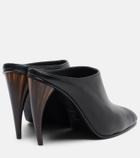 McQueen Leather mules
