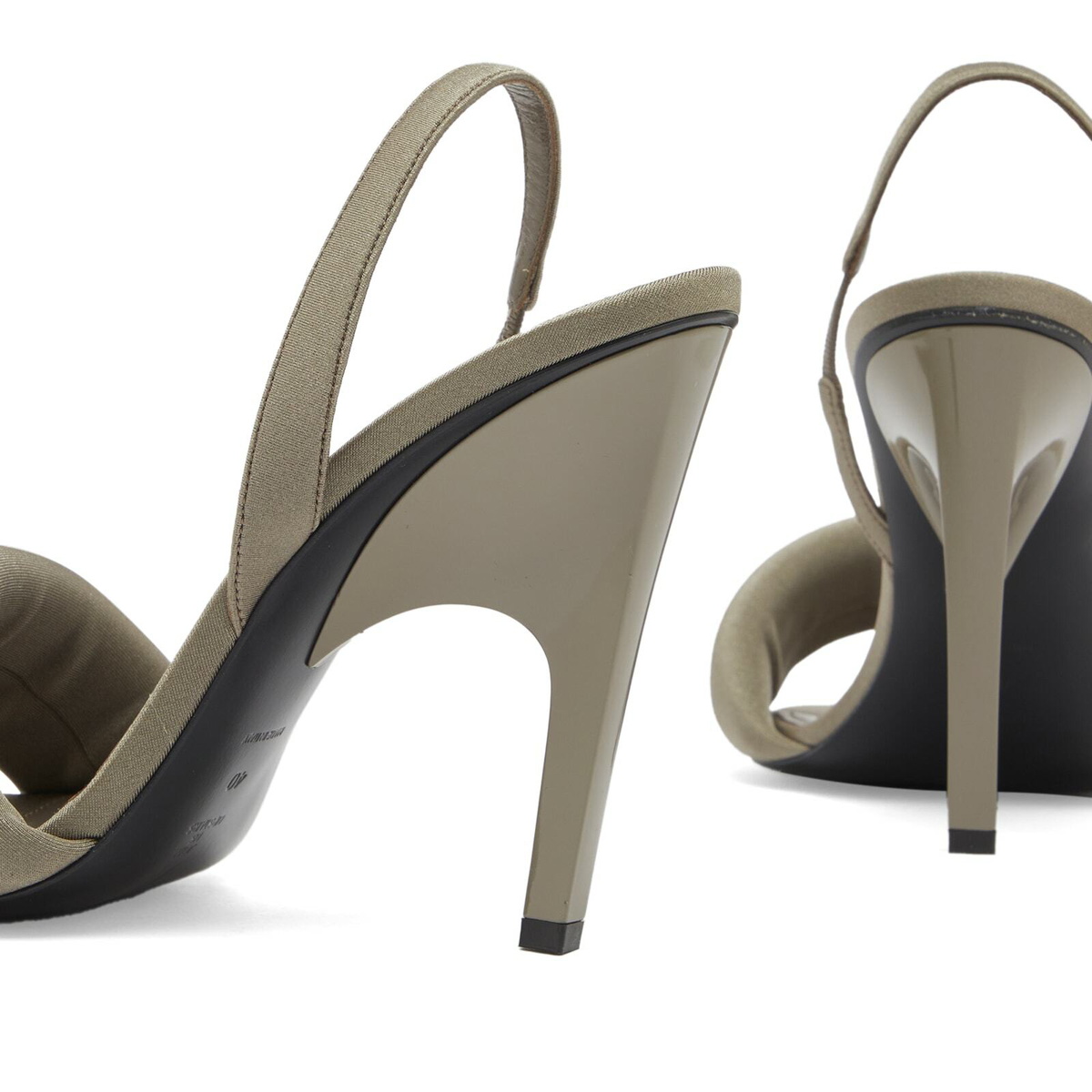 The Attico Women's Rem Heel Sandal in Grey The Attico