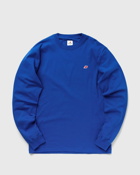 New Balance Made In Usa Core Long Sleeve Tee Blue - Mens - Longsleeves