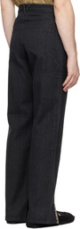 Kartik Research Black Split Jeans