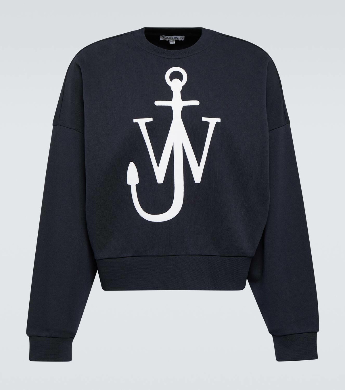 JW Anderson Anchor cotton jersey sweatshirt