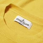 Stone Island Junior Crew Knit in Mustard