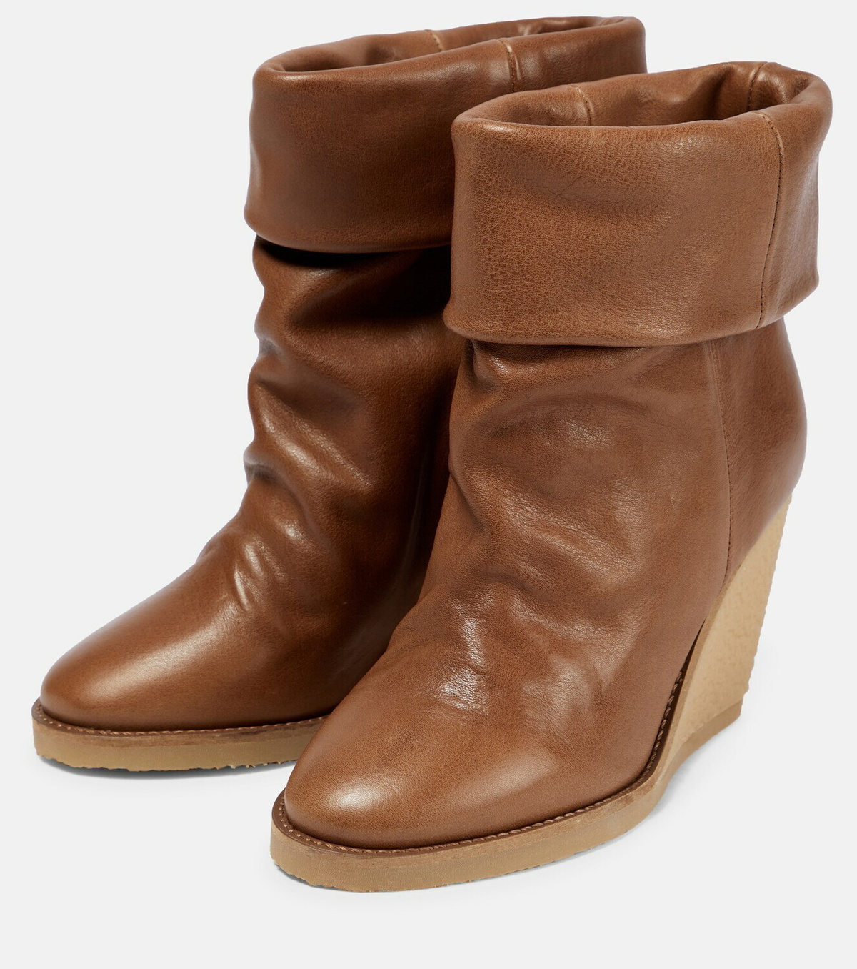 【関税込み】Isabel Marant ブラウン Totam ブーツ Isabel Marant Totam wedge leather ankle boots Isabel Marant