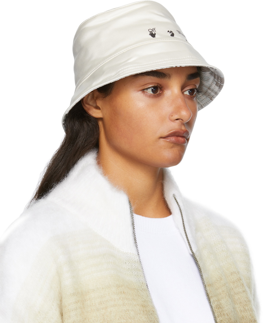 Off-White Reversible Off-White Delave Regular Bucket Hat