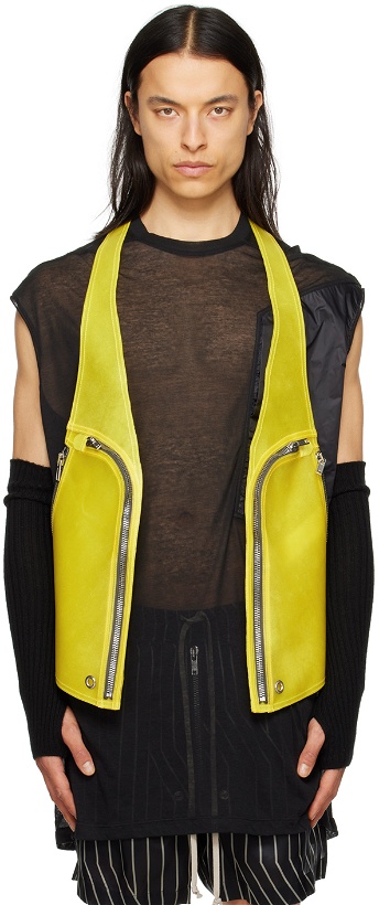 Photo: Rick Owens Yellow Bauhaus Vest