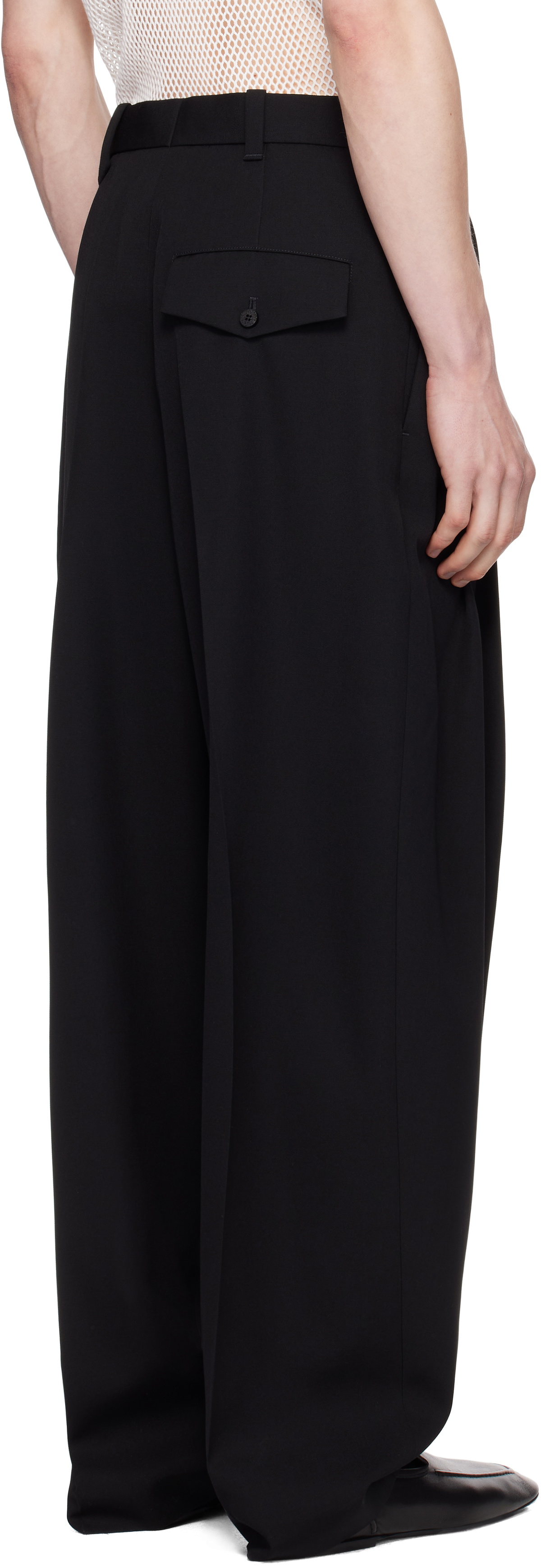 JACQUEMUS スラックス ブラック サイズ44 JACQUEMUS スラックス