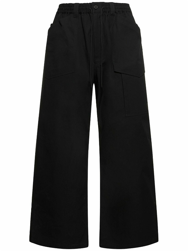 Photo: Y-3 - Wide Cotton Workwear Pants