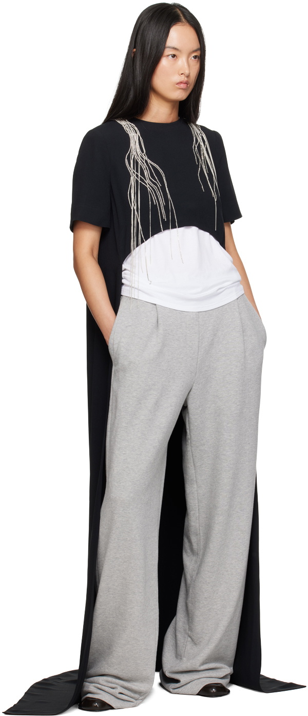 Dries Van Noten Gray French Terry Sweatpants