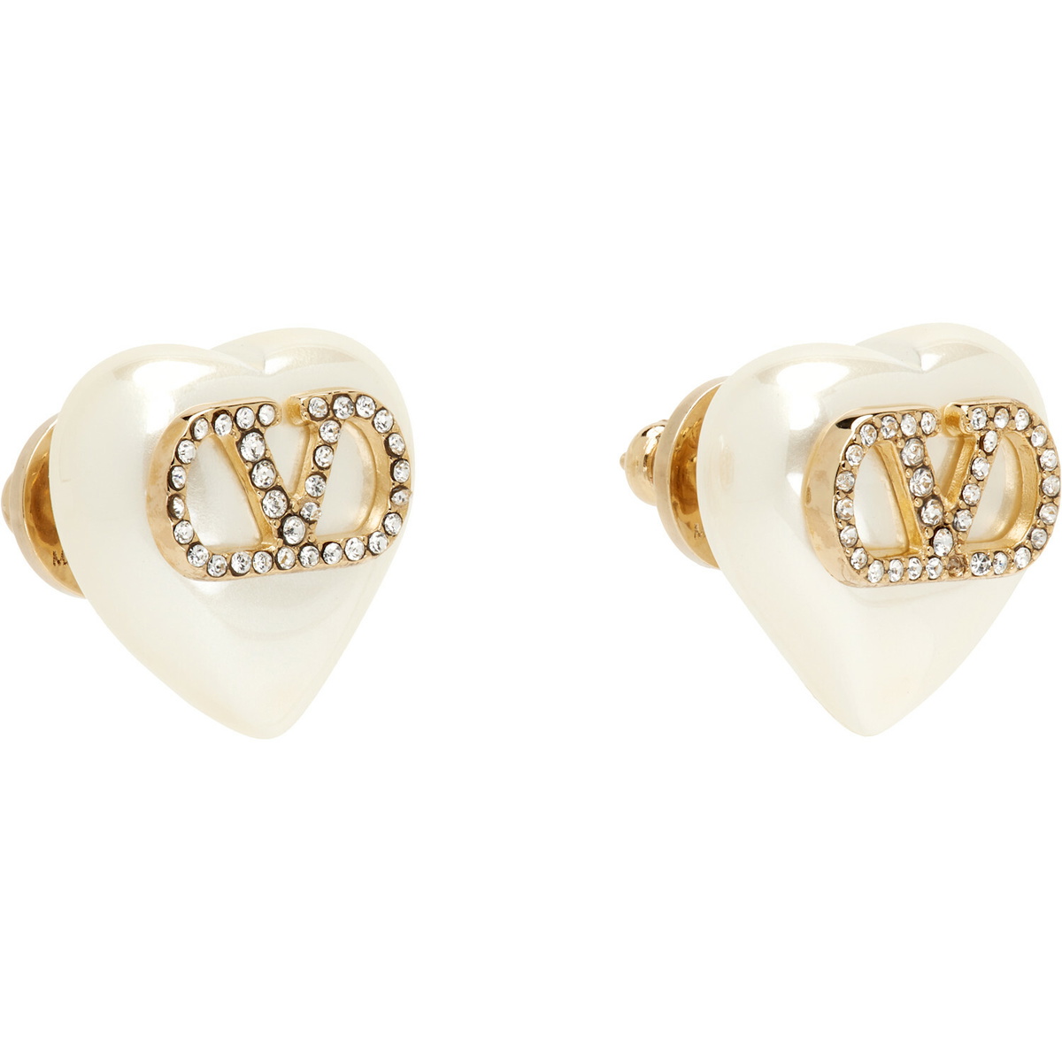 Valentino Garavani VLogo Signature Faux-Pearl Earrings
