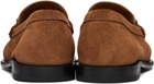 BOSS Tan Suede Loafers