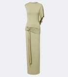 De La Vali Titan jersey maxi dress