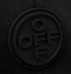 Off-White - Logo-Appliquéd Denim Baseball Cap - Black