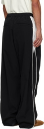 Rhude Black Ramona Piping Track Pants