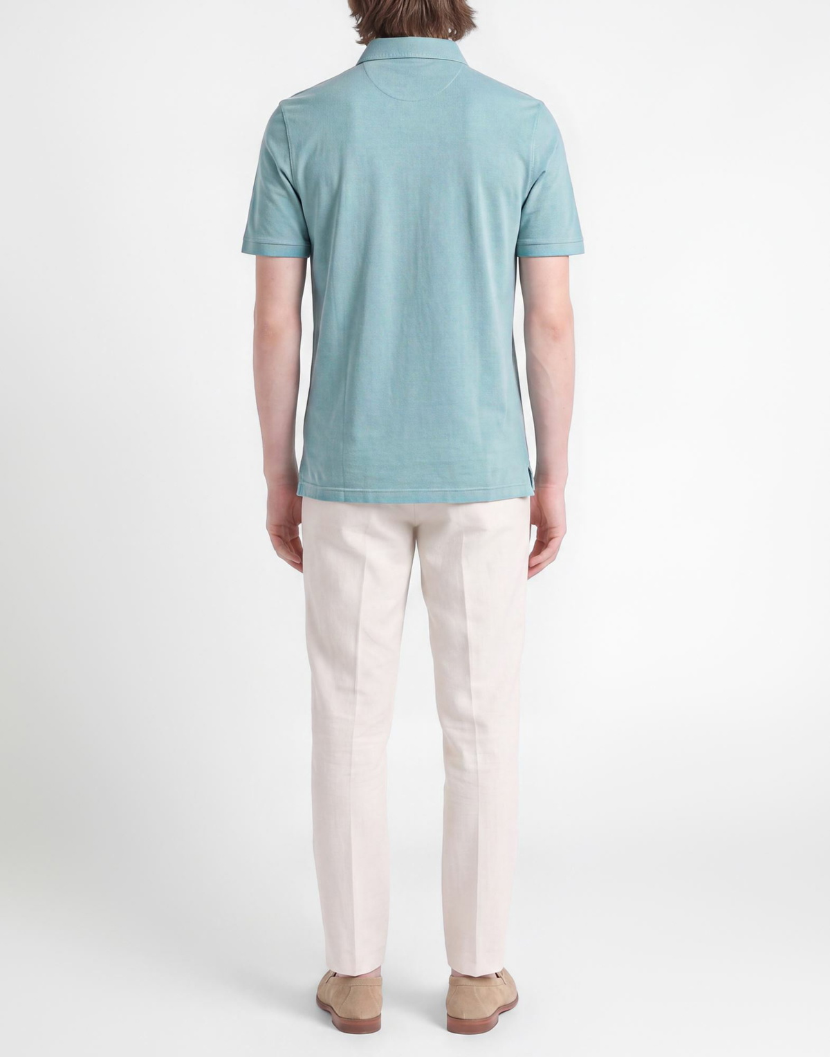 Fedeli Mens Polo shirt Sky in Blue