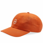 Palmes Men's Circle 6 Panel Cap in Orange