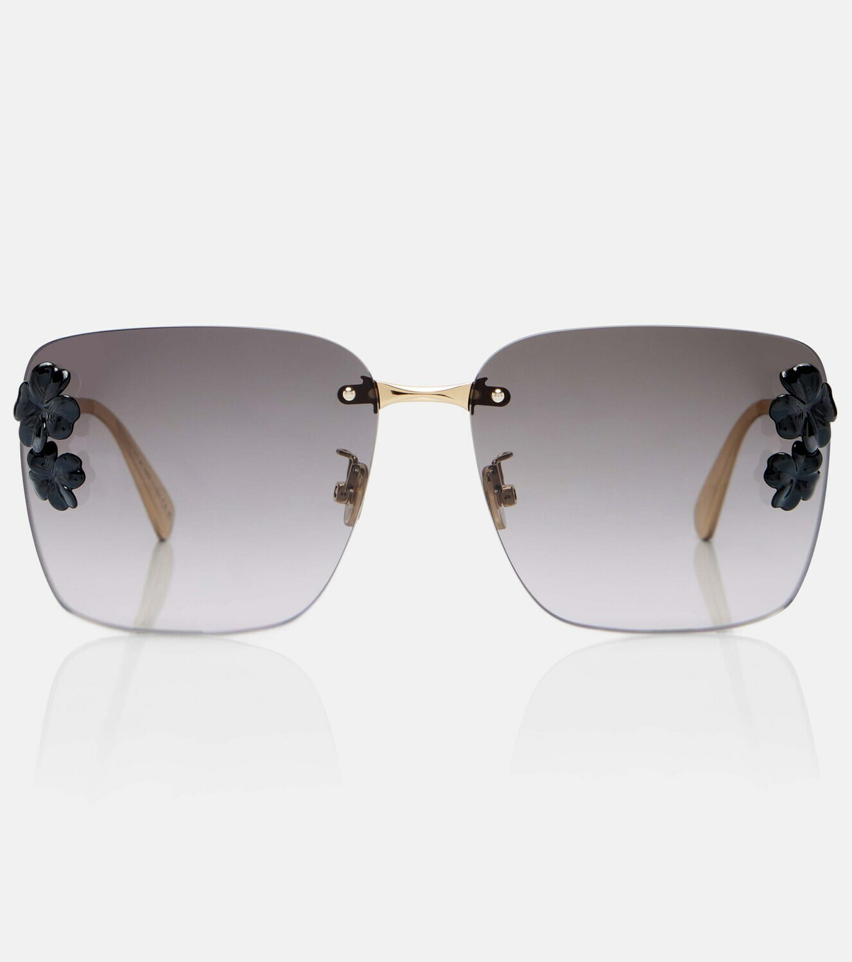 Dior Eyewear Dior Clover embellished square sunglasses