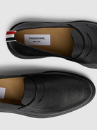 THOM BROWNE Pebble Grained Leather Loafers