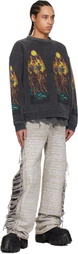 Who Decides War Black Anvil Crewneck Sweatshirt