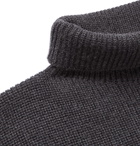 Barena - Ribbed Virgin Wool Rollneck Sweater - Gray