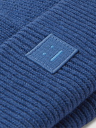 Acne Studios - Logo-Appliquéd Ribbed Wool Beanie