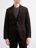 Sunspel - Cotton-Blend Corduroy Blazer - Brown